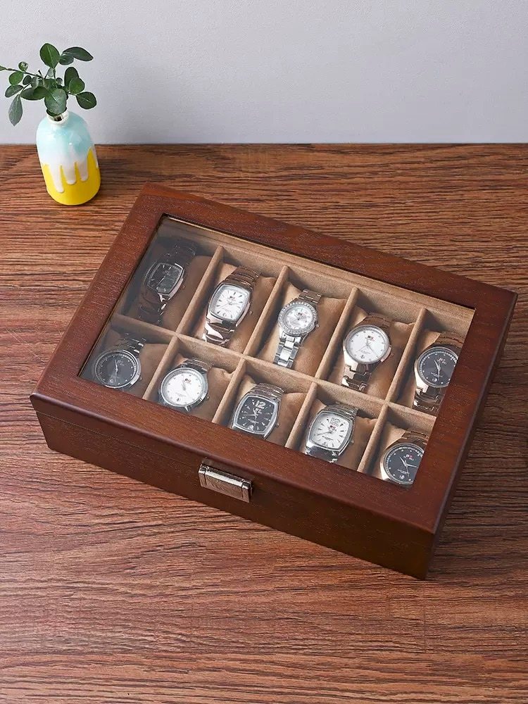 Anevenew 2023 Premium Exquisite Dustproof Bracelet Watch Home Arrangement Display Storage Box