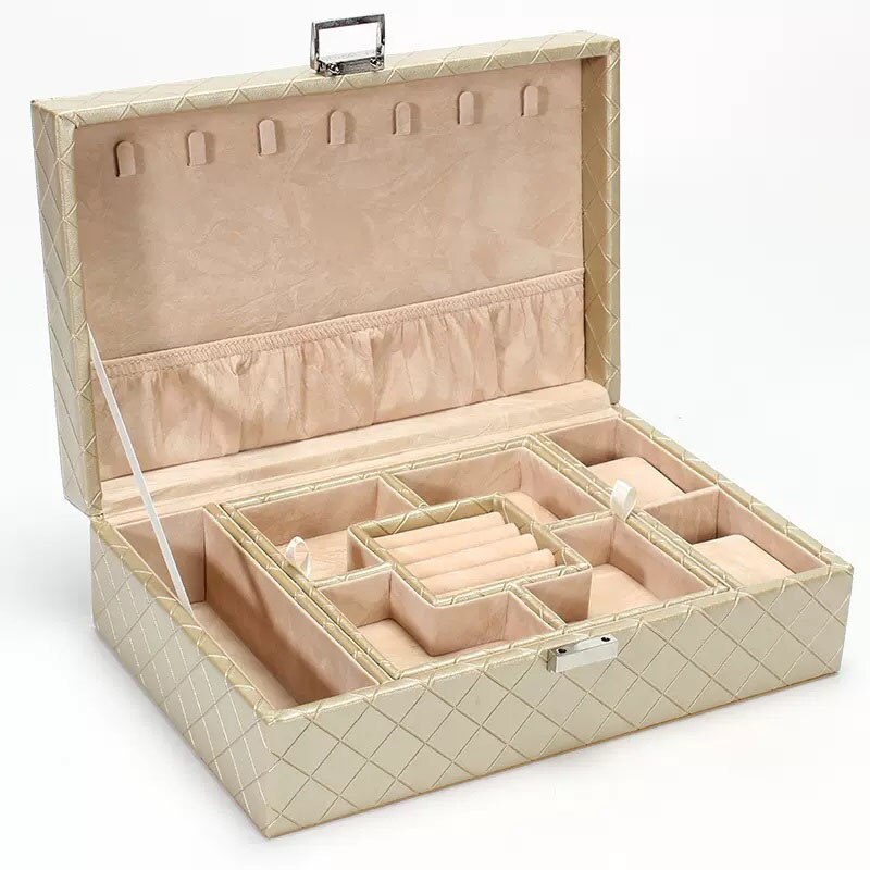 Alenvenew 2023 NEW Jewelry Box for Women and Girls With Velvet Dustproof  Storage Earring Ring Necklace Bracelets