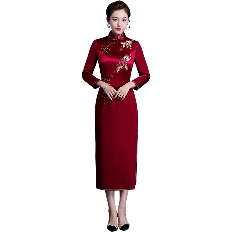 Embroidered Cheongsam
