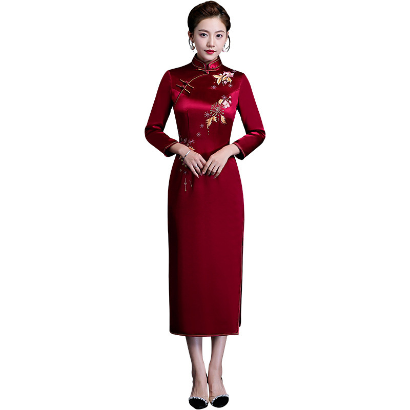 Embroidered Cheongsam