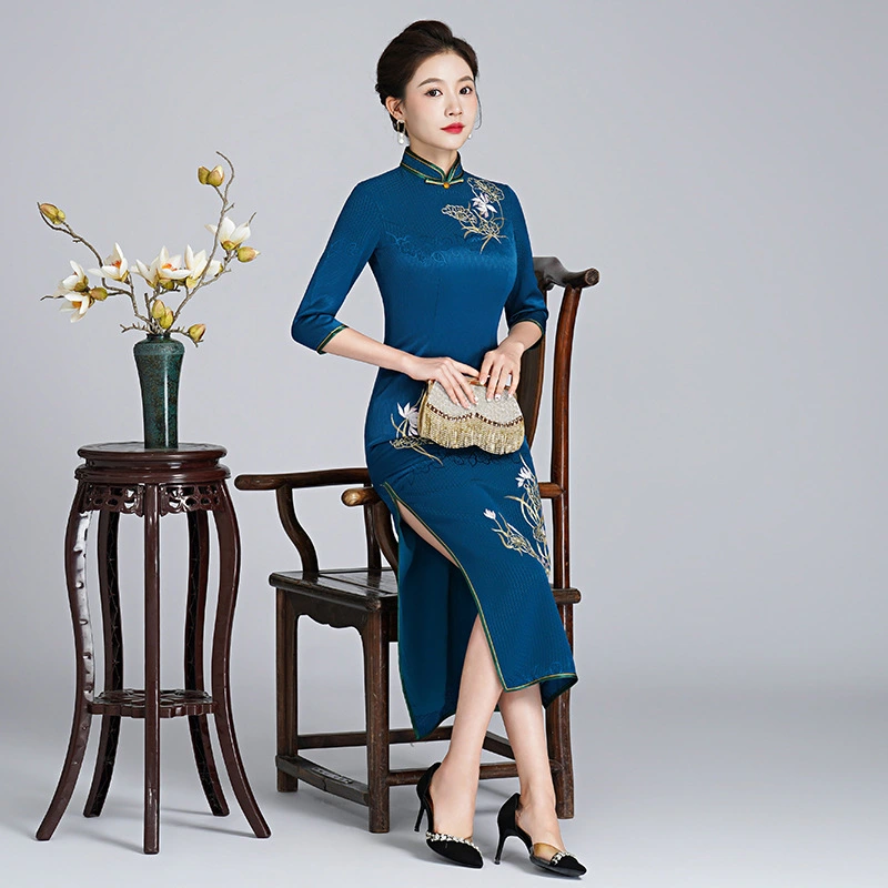 Embroidered Cheongsam