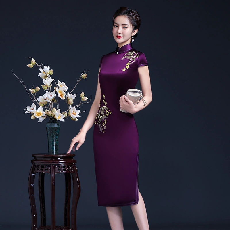 Embroidered Cheongsam