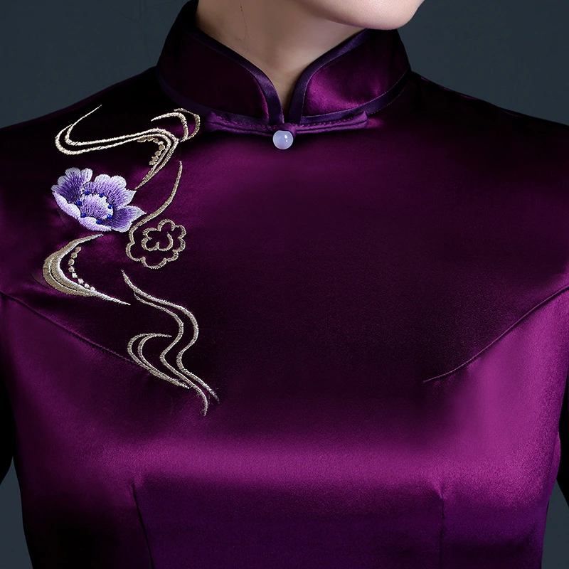 Embroidered Cheongsam