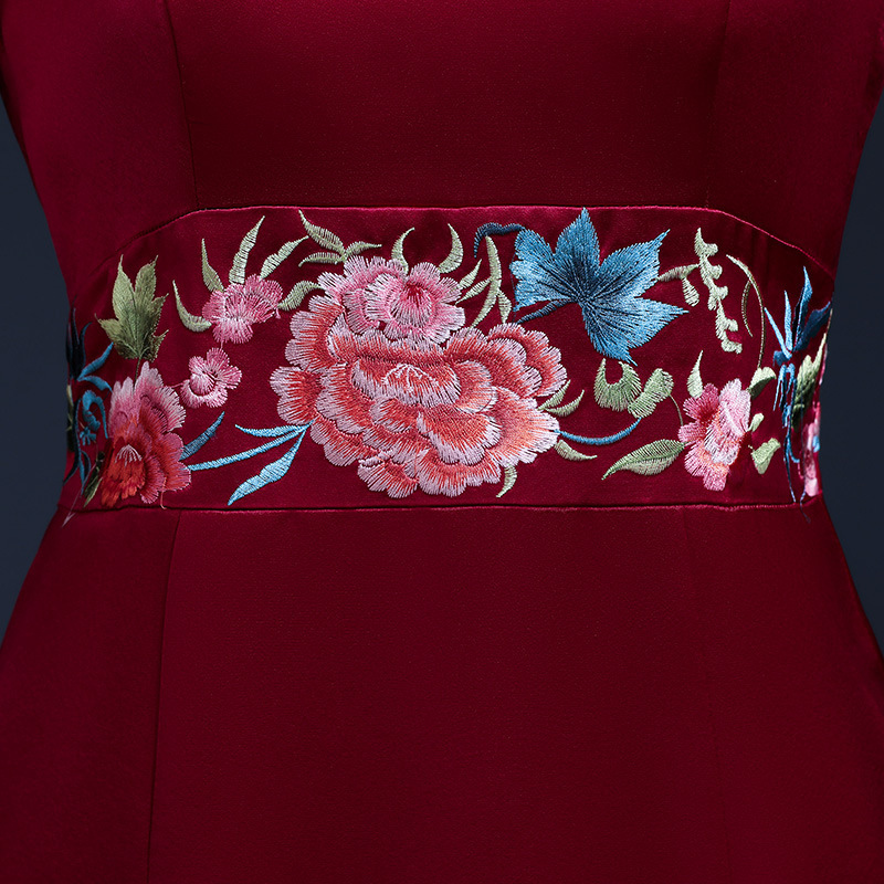 Embroidered Cheongsam