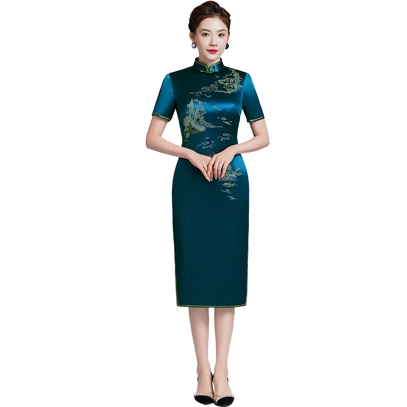 Embroidered Cheongsam