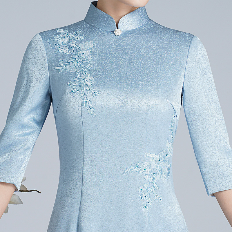 Embroidered Cheongsam