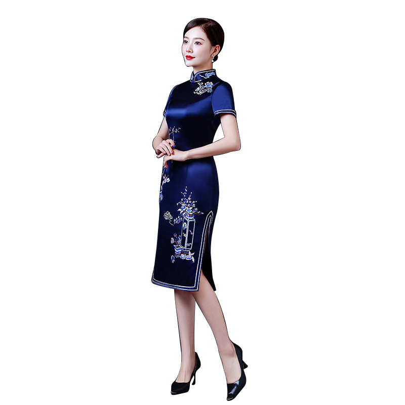 Embroidered Cheongsam