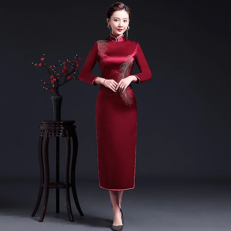 Embroidered Cheongsam