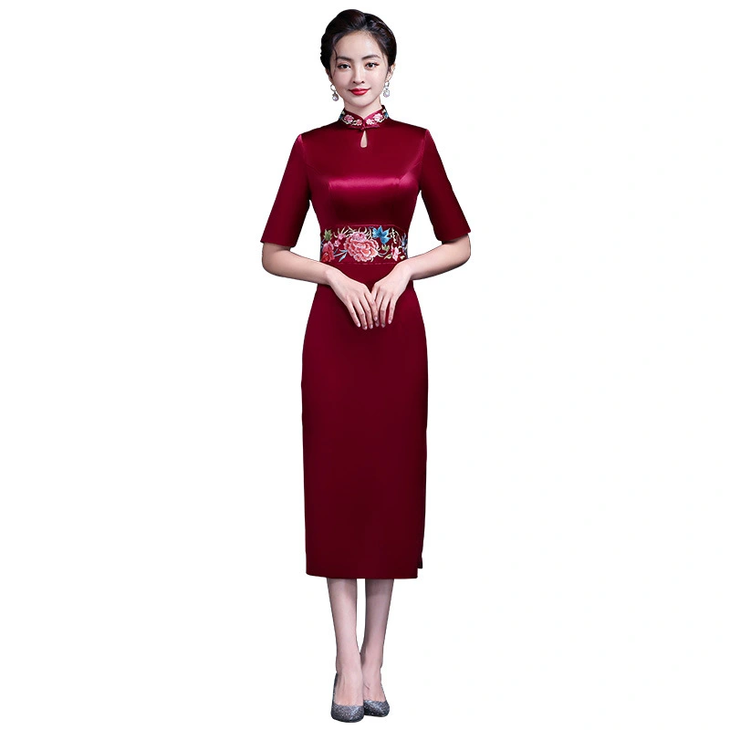 Embroidered Cheongsam