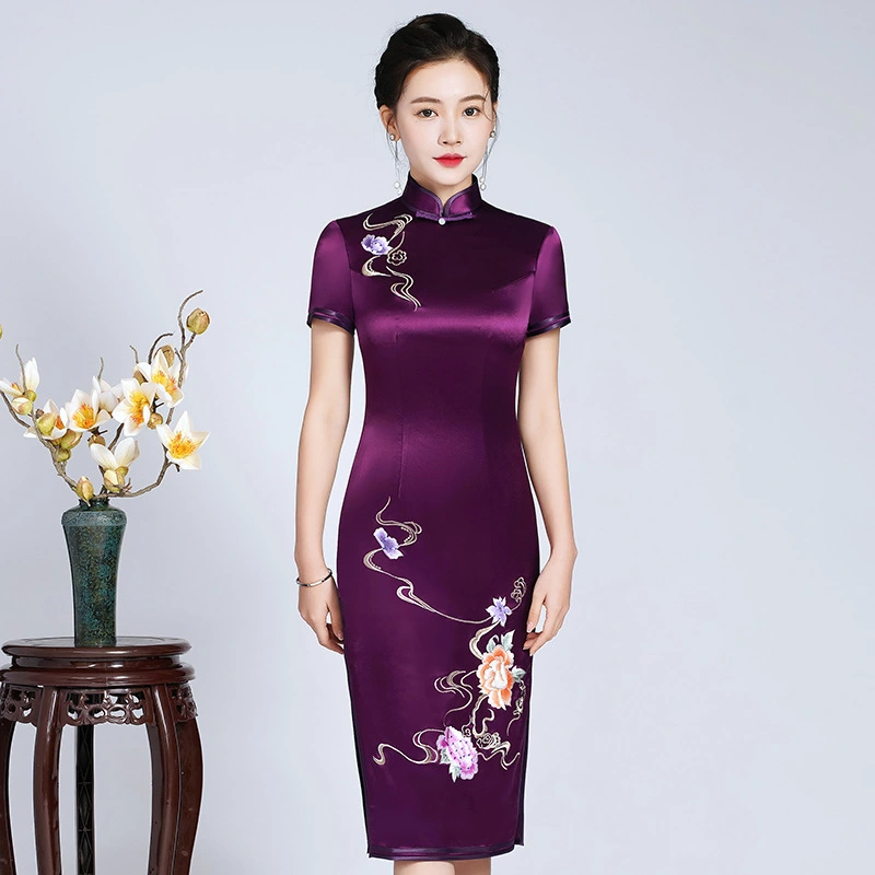 Embroidered Cheongsam