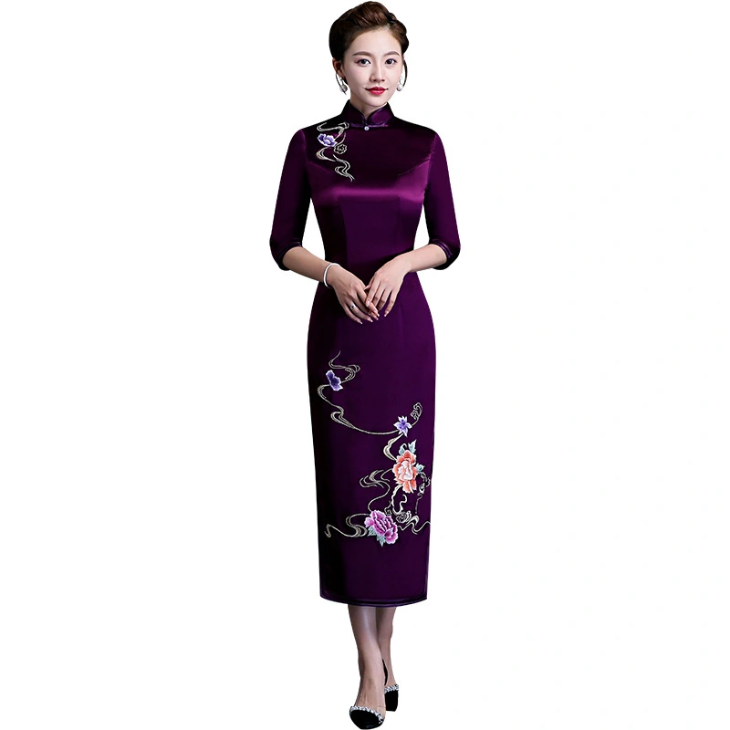 Embroidered Cheongsam