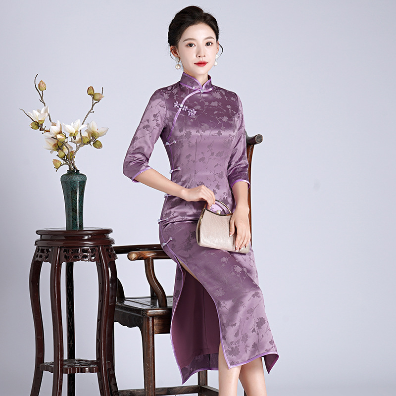Embroidered Cheongsam