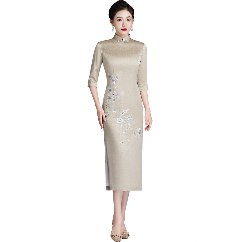 Embroidered Cheongsam