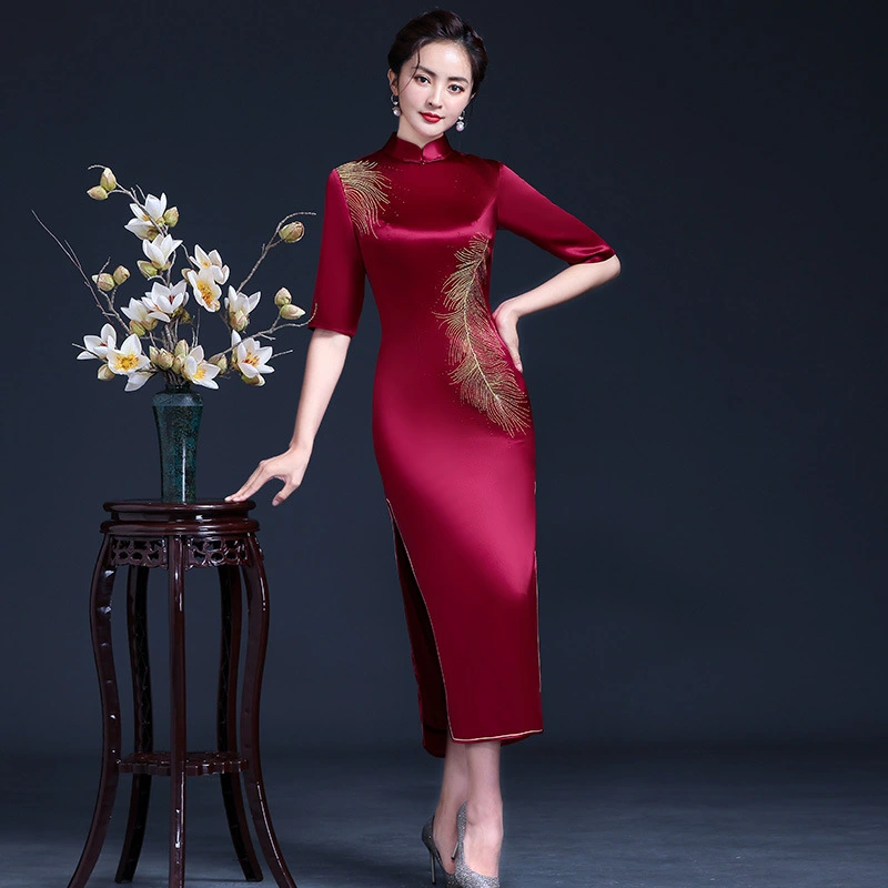 Embroidered Cheongsam