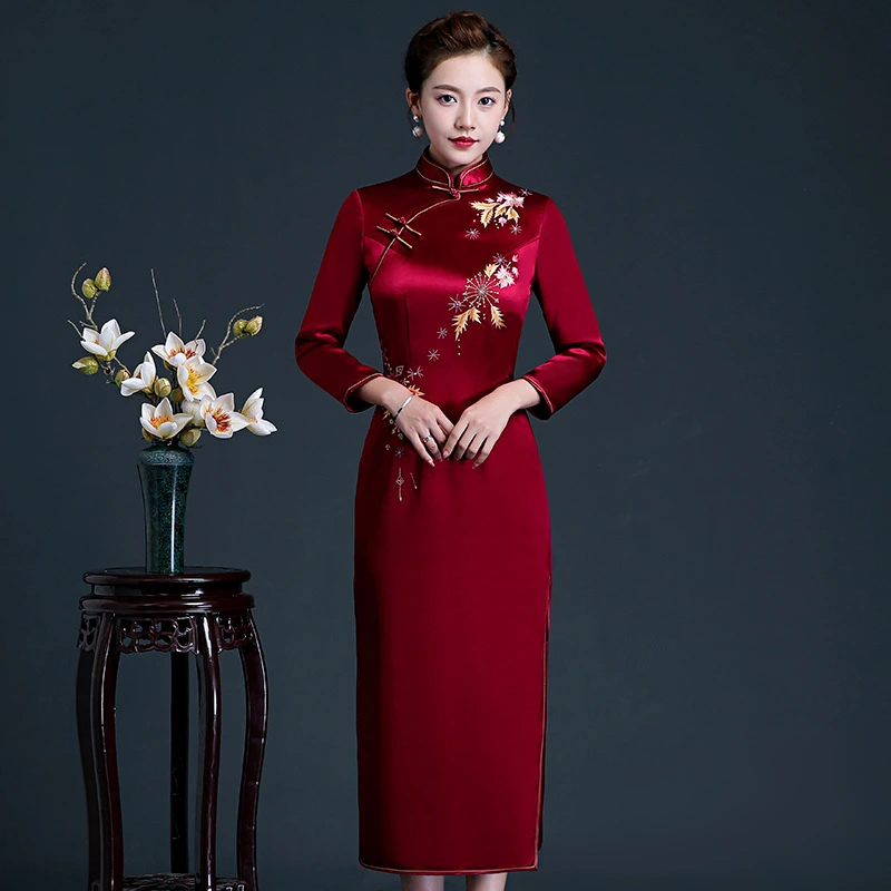 Embroidered Cheongsam