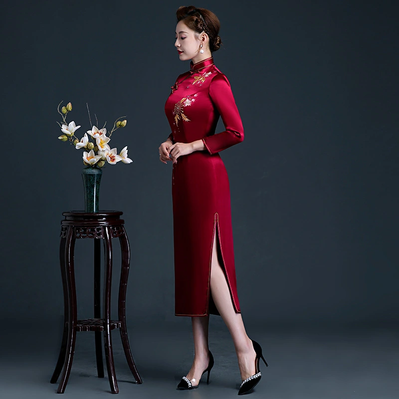 Embroidered Cheongsam
