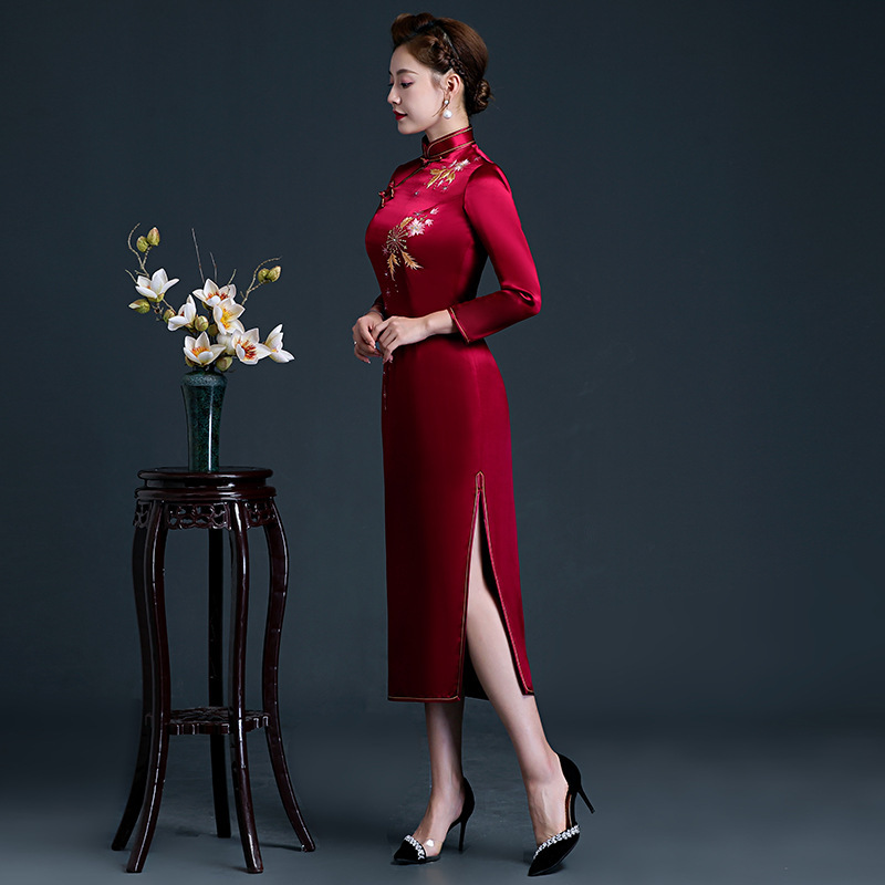 Embroidered Cheongsam