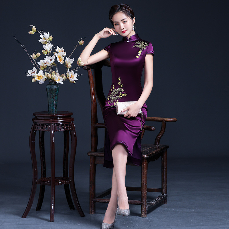 Embroidered Cheongsam