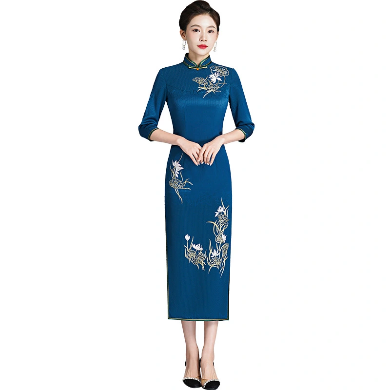 Embroidered Cheongsam