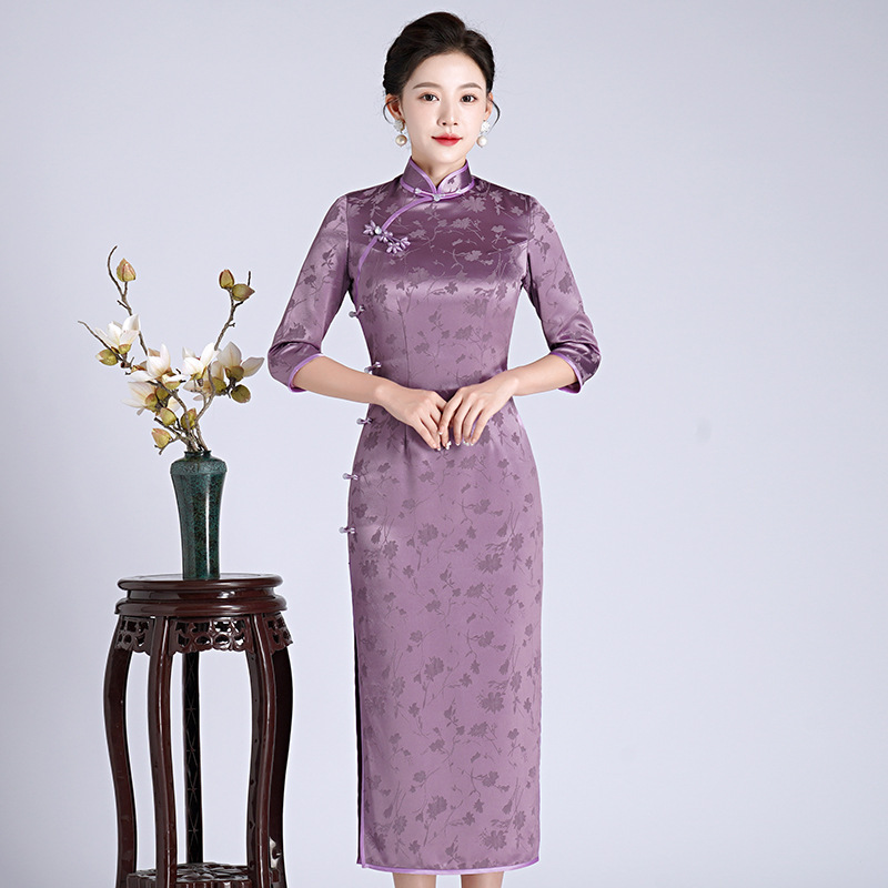 Embroidered Cheongsam