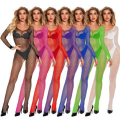 Sexy Women Bodysuit Full Body Stocking Fishnet Teddy Babydoll Lingerie Sleepwear