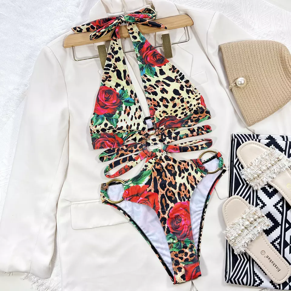 Floral Leopard