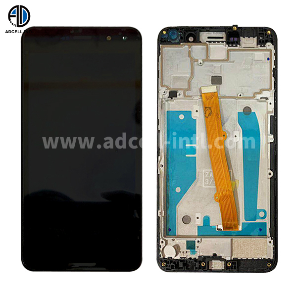 Lcd for Huawei Y5 2017 With Frame Original Gold