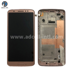 Lcd para Motorola G6 Con Marco Original Dorado