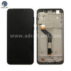 Lcd para Motorola One Con Marco Original Negro