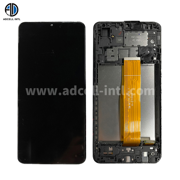 Lcd for Samsung A02 With Frame Original Black