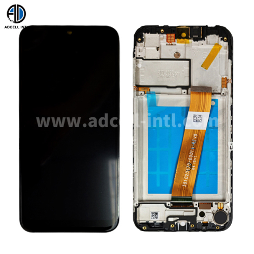 Lcd para Samsung A01 Con Marco Original Negro
