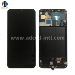 Lcd para Samsung A50 OLED BD Con Marco Negro