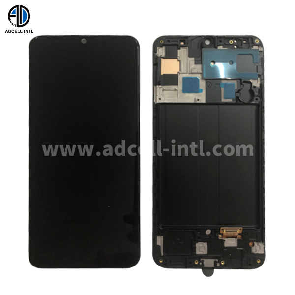 Lcd para Samsung A50 OLED BD Con Marco Negro