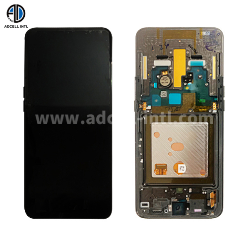Lcd para Samsung A80 Con Marco Original Negro