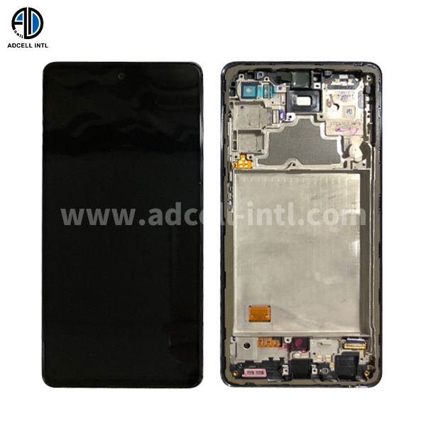 Lcd para Samsung A72 Con Marco Original Negro