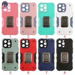 TPU+PC+Ring 2 in 1 Cases with Precise Holes