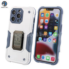 TPU+PC+Ring 2 in 1 Cases with Precise Holes