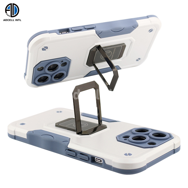 TPU+PC+Ring 2 in 1 Cases with Precise Holes