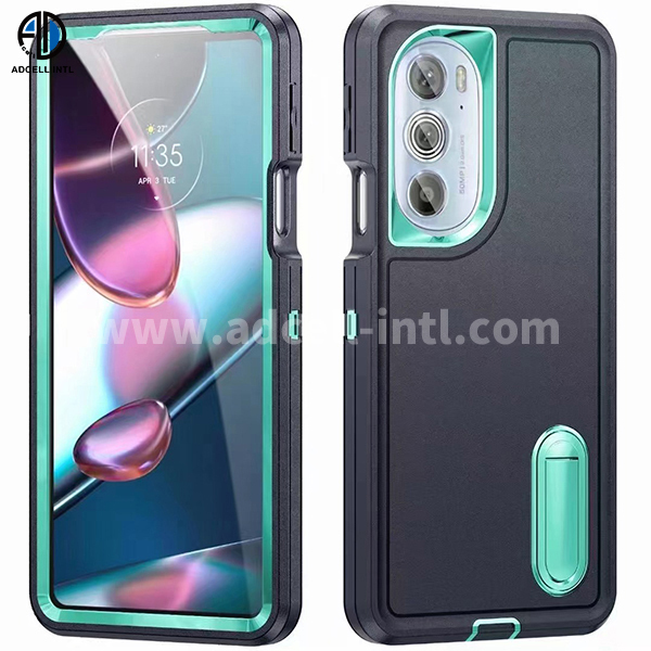 TPU+PC 2 in 1 Case with pure color and stand