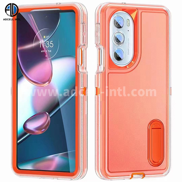 TPU+PC 2 in 1 Case with pure color and stand