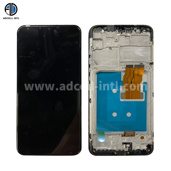 Lcd Pantalla para LG K22 Con Marco Original Negro