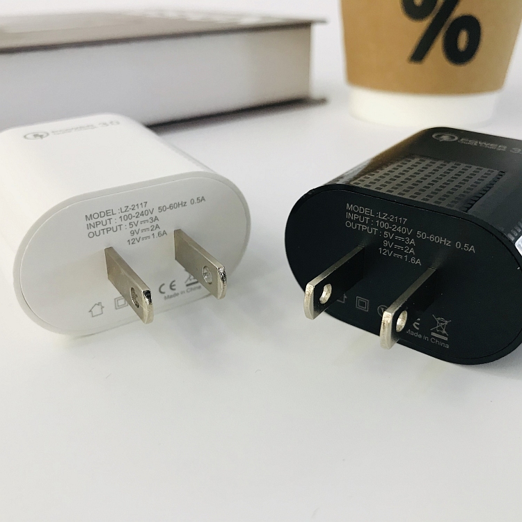 Cargador de viaje casa con QC3.0 entrada rapida carga