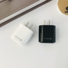 Cargador de viaje casa con QC3.0 entrada rapida carga