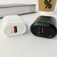 Cargador de viaje casa con QC3.0 entrada rapida carga