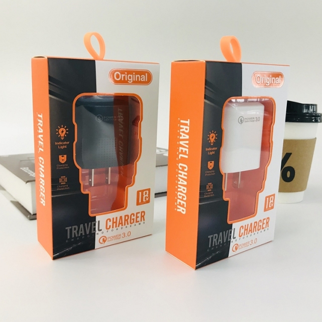 Cargador de viaje casa con QC3.0 entrada rapida carga