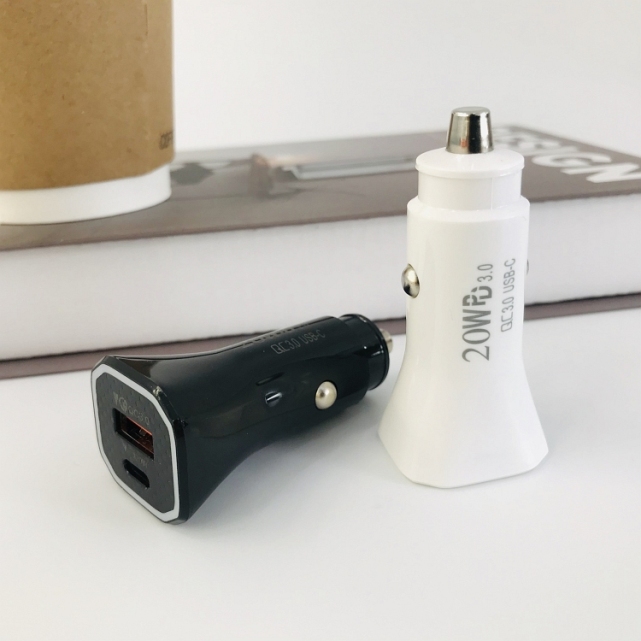 Fast Car Charger for Phone LZ-306A+C Quick charge