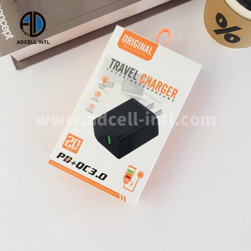 Cargador de Viaje para Celulares LZ-106A+C Rapida Carga