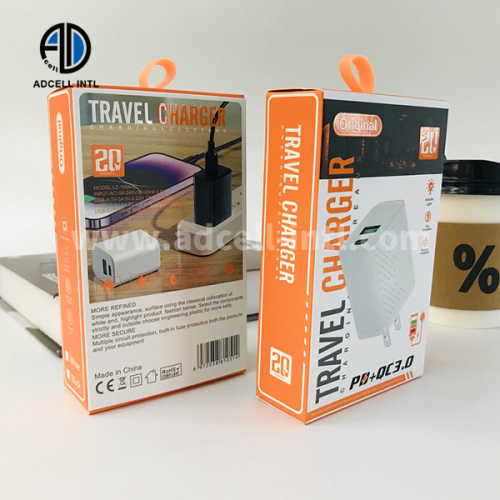 Travel Charger for Phone LZ-105A+C+ Fast Charge