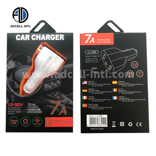 Car Charger for Phone LZ-368 Fast Charge