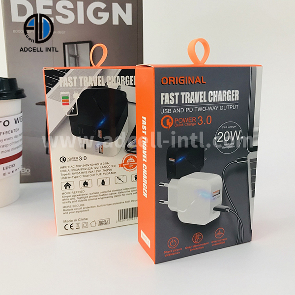 Travel Charger for Phone LZ-819A+C Fast Charge